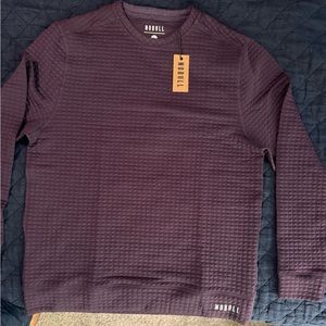 MENS QUILTED CREW PULLOVER